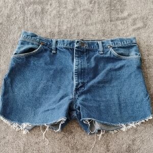 Upcycled Cutoff Jean Shorts From Vintage Men's Wranglers